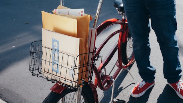 person delivering mail